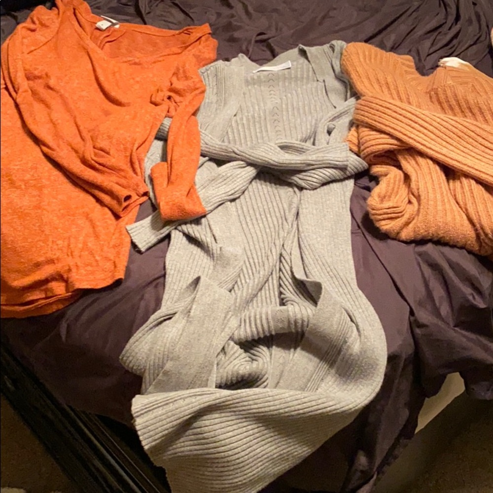 Long sleeve, sweater, cardigan midi